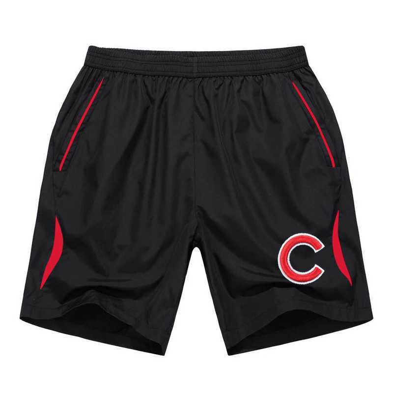 Men's Chicago Cubs Black Red Stripe MLB Shorts,We sell and wholesale Men's Chicago Cubs Black Red Stripe MLB Shorts on line form chian!